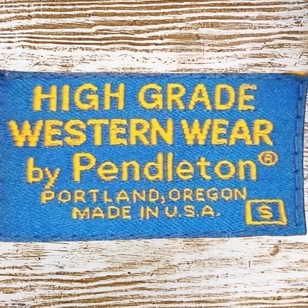 Vintage Pendleton Western Aztec Wool Bomber Jacket - Picture 3 of 6